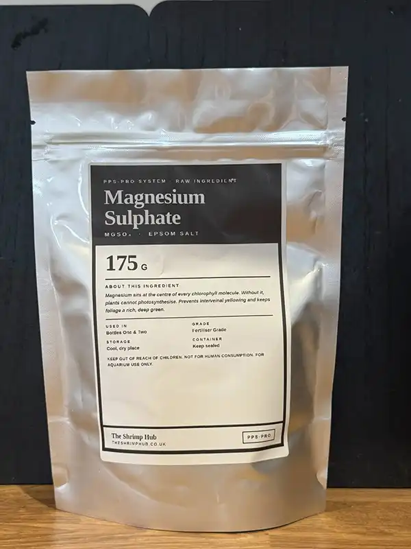 Magnesium Sulphate aquarium plant fertiliser compound 175g — MgSO4 for planted tanks