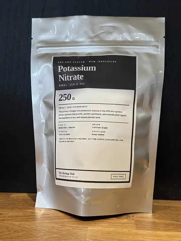 Potassium Nitrate aquarium plant fertiliser compound 250g — KNO3 for planted tanks